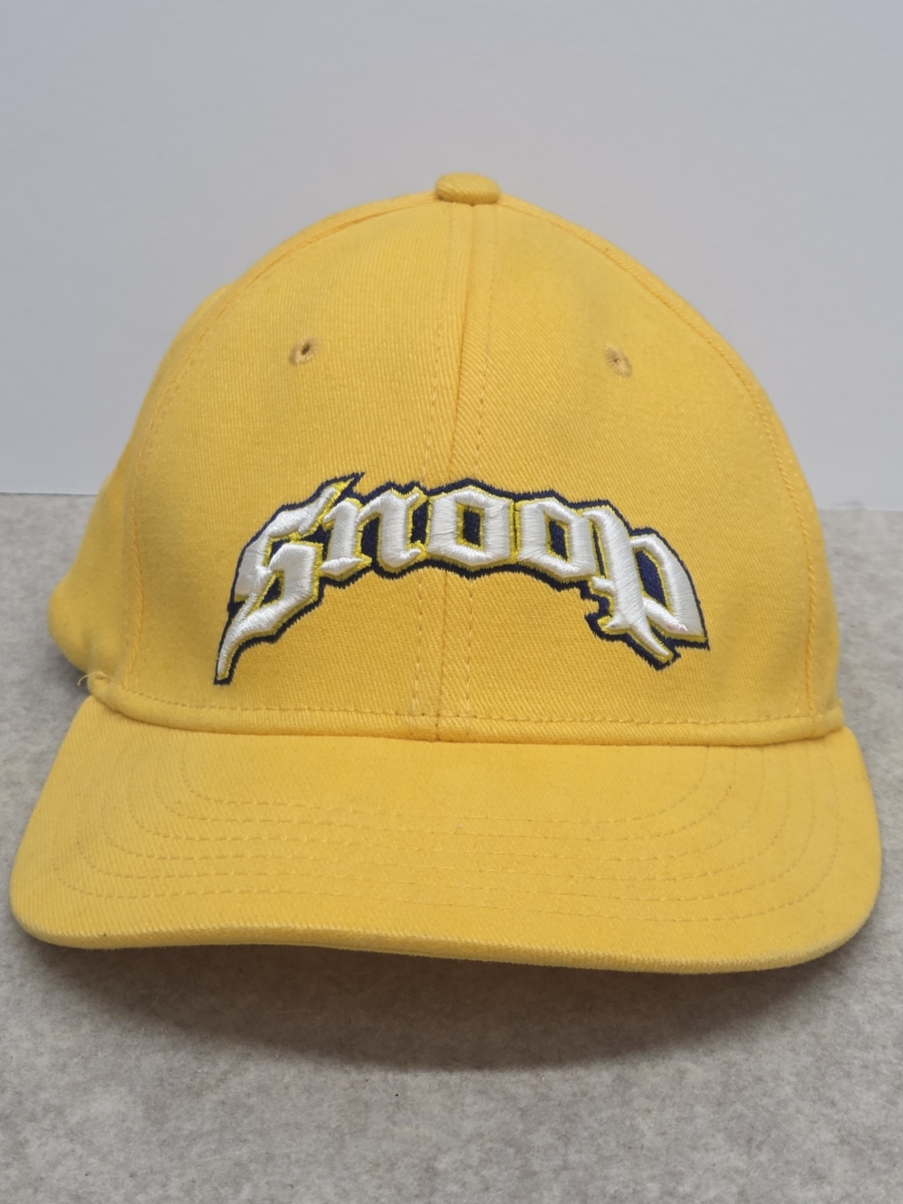 Snoop Embroidered Fitted Ball Cap Y2K Hip Hop Vintage Rap Merch Streetwear